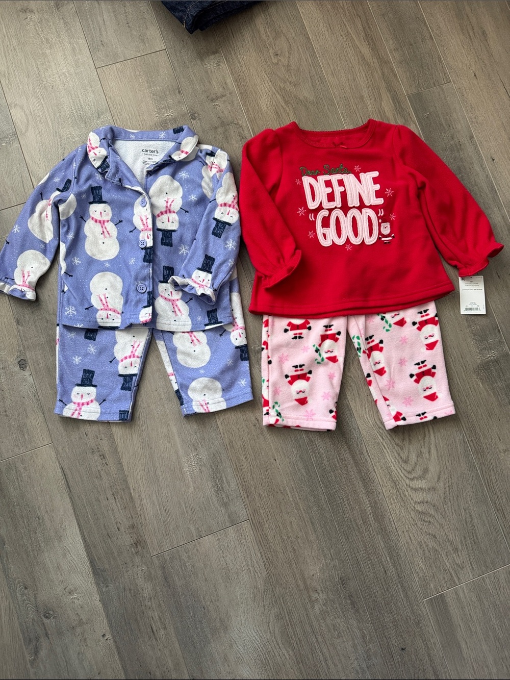 Bundle of Carter's just One You Holiday Pajama Sets